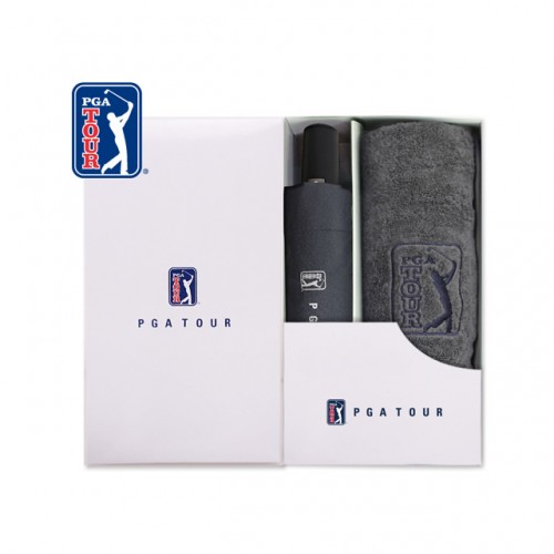 PGA 3단완전자동우산 호텔타올세트