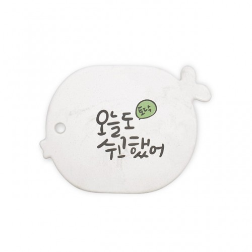 모던대리석 고래 냄비받침