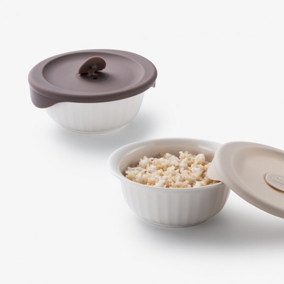 상품 이미지: [락앤락] 바로한끼 도자기 밥용기 450ml 2개세트 