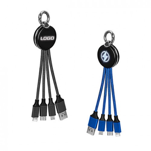 세르페즈 LED키링 멀티케이블 3in1