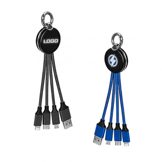 상품 이미지: 세르페즈 LED키링 멀티케이블 3in1