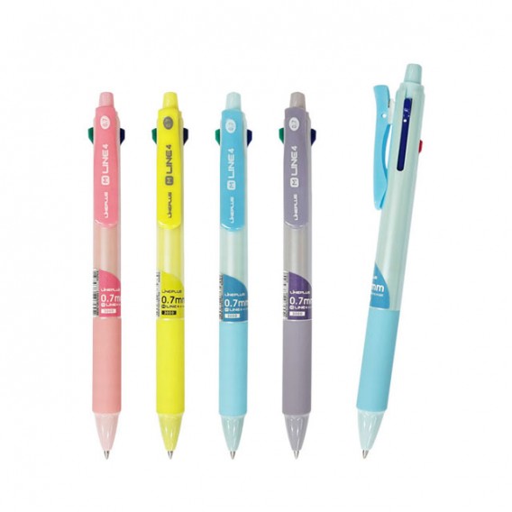 상품 이미지: M라인 4색 볼펜 (0.7mm)