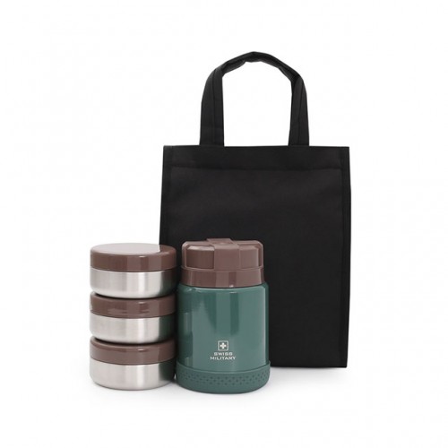 스위스밀리터리 보온 도시락세트(1070ml)
