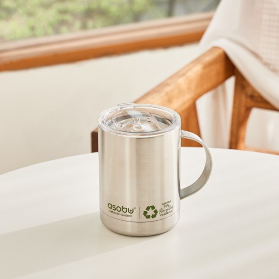 상품 이미지: 아소부 리싸이클 스테인레스 얼티밋 머그 360ml