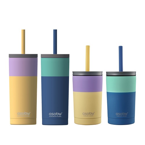 아소부 스테인레스 텀블러 파스텔 360ml / 600ml 