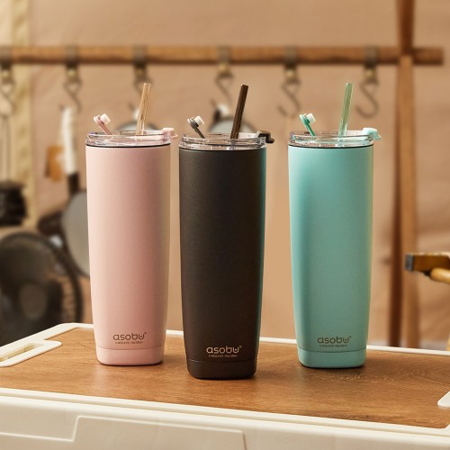 아소부 스테인레스 텀블러 600ML 아쿠아리나