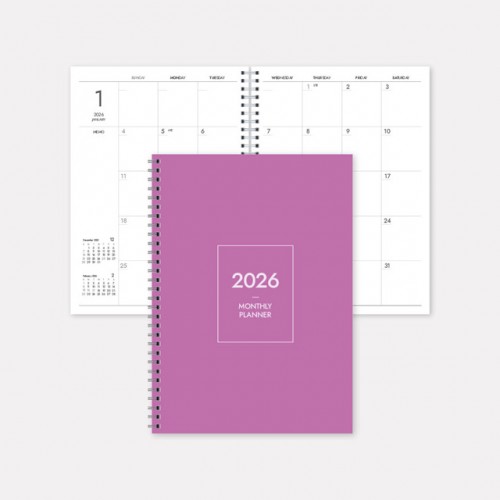 주문제작 2026 월간플래너 노트(16절/B5)