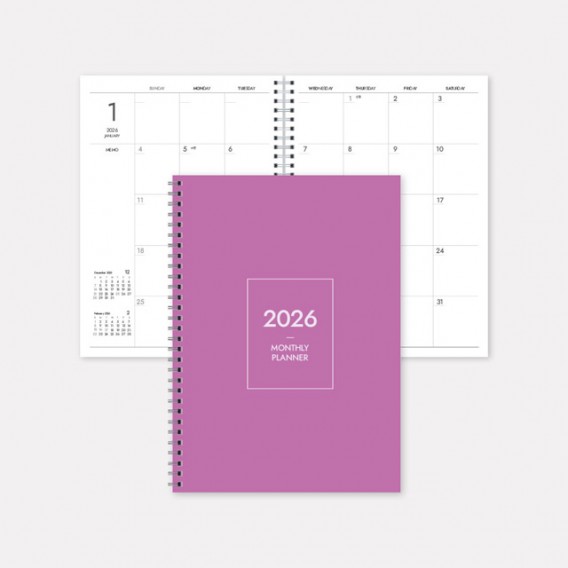 상품 이미지: 주문제작 2026 월간플래너 노트(16절/B5)