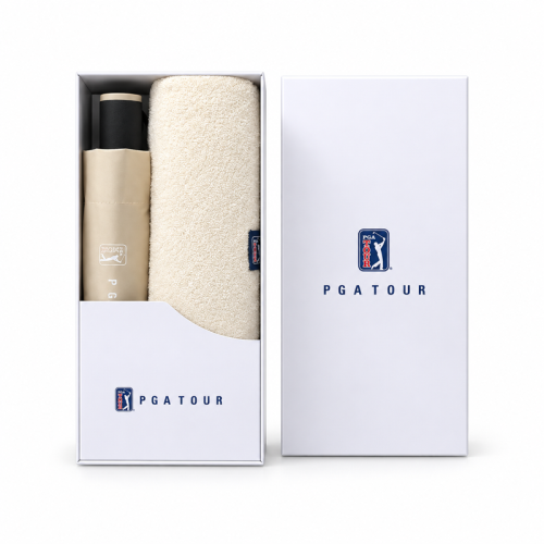 PGA 3단 수동 암막 우양산 200g 코마사 타올세트