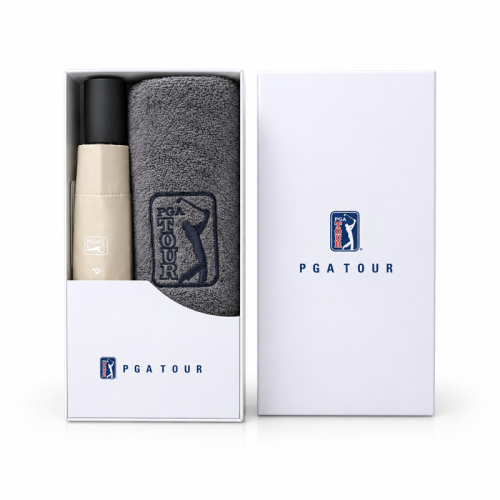 PGA 3단 자동 암막 우양산 190g 호텔 타올세트