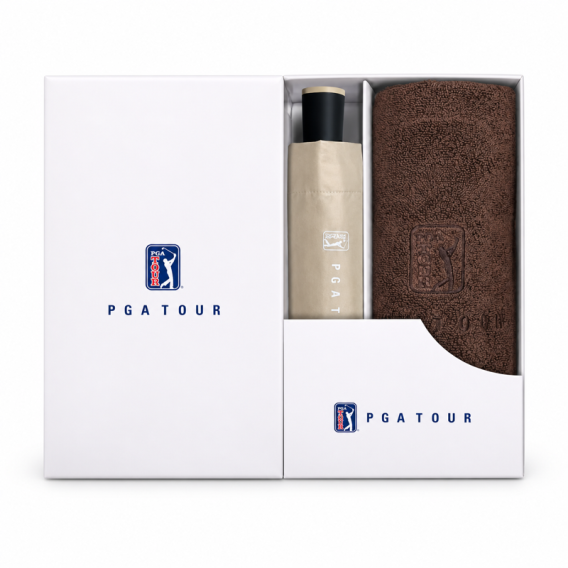 상품 이미지: PGA 3단 수동 암막 우양산 150g 면사 타올세트