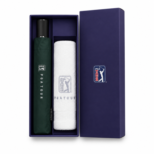PGA 2단 자동 암막 우양산 170g 면사 타올세트