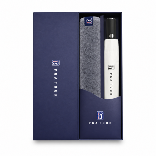 PGA 2단 자동 암막 우양산 260g 코마사 타올세트