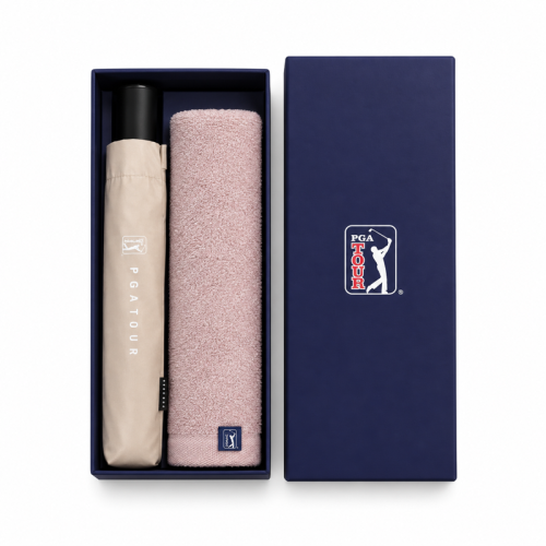 PGA 2단 자동 암막 우양산 200g 코마사 타올세트
