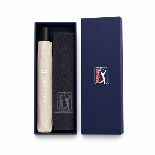 PGA 2단 자동 암막 우양산 170g 죽사 타올세트