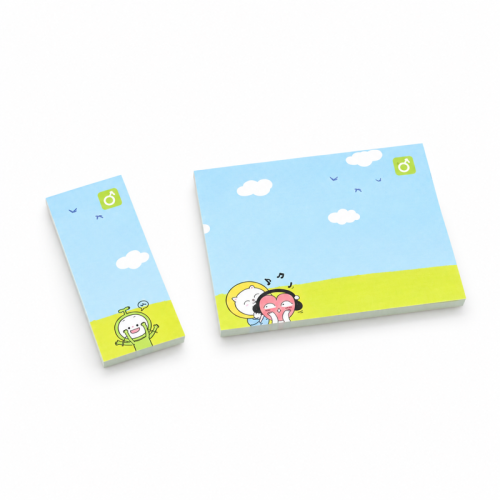 그림두쪽 메모잇
