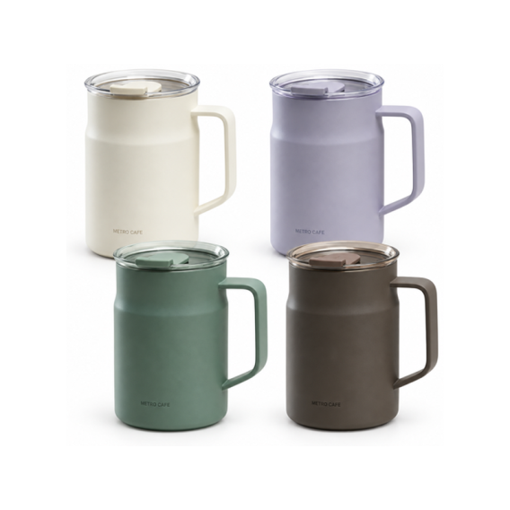 상품 이미지: 메트로 카페 머그 세라믹 텀블러 600ml