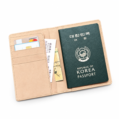 뉴 고급 빈티지 여권지갑