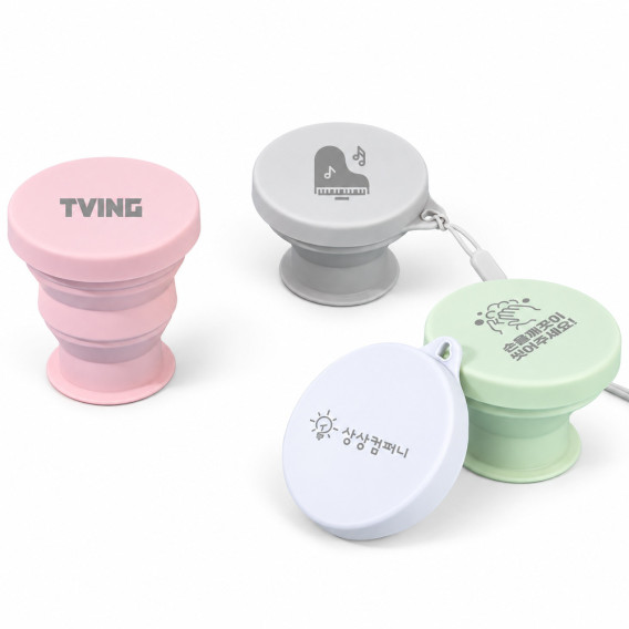 상품 이미지: 허니 실리콘 미니 컵 텀블러 200ml